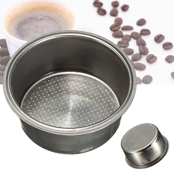 Stainless,Steel,Pressurized,Filter,Basket,Reusable,Coffee,Filter,Coffee,Machine