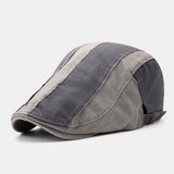 Cotton,British,Style,Stitching,Stripes,Outdoor,Casual,Universal,Forward,Beret