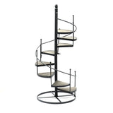 Spiral,Plant,Stand,Flower,Holder,Shelf,Display,Garden,Decor