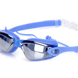 Women,Summer,Outdoor,Siamese,Silicone,Earplugs,Plated,Swimming,Goggles