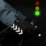 Cycling,Gloves,Season,Outdoor,Waterproof,Sports,Touch,Screen,Night,Riding,Highlight,Reflective,Gloves