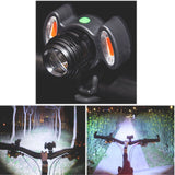 XANES,800LM,Bicycle,Warning,Light,Zoomable,Waterproof,Front,Light,Modes,Charging