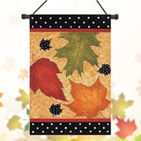 28x40",12.5"x18",Falling,Leaves,Autumn,Welcome,Garden,Banner,Decorations"