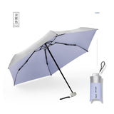 Titanium,Silver,Plastic,Umbrella,Ultra,Light,Umbrella,Sunscreen,Pocket,Umbrella,Umbrella,Female