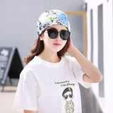 Women,Cotton,Casual,Printing,Headpiece,Summer,Breathable,Beanie