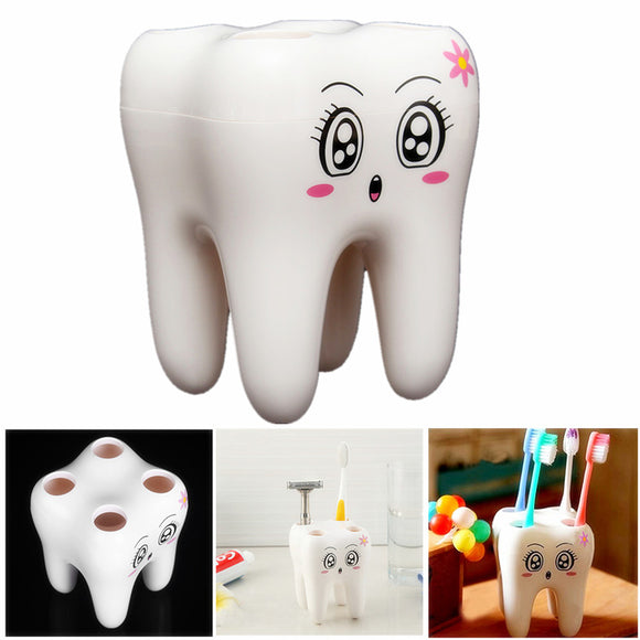Holes,Smily,Toothbrush,Holder,Cartoon,Design,Toothbrush,Bracket