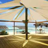Outdoor,Shade,Sunscreen,Waterproof,Triangular,Sunshade,Combination,Triangle,Camping,Garden