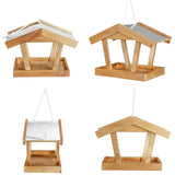 Large,Hanging,Birdhouse,Wooden,Native,Feeder,Kid's,Present,Feeder