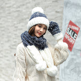 Women,Girls,Christmas,Gloves,Scarf,Winter,Trend