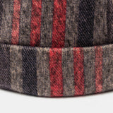 Unisex,Plush,Fabric,Plaid,Striped,Pattern,Round,Fashion,Casual,Beanie,Landlord,Brimless,Skull