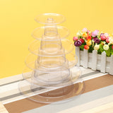 Round,Dessert,Stand,Cupcake,Holder,Clear,Acrylic,Birthday,Wedding,Decorations