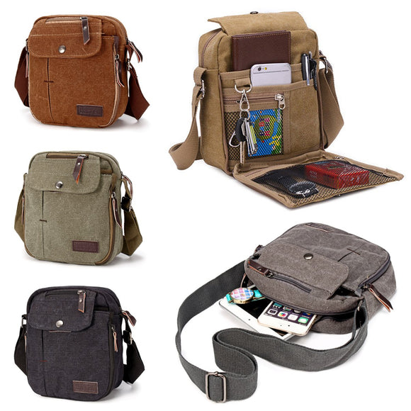 Canvas,Satchel,School,Casual,Shoulder,Messenger,Phone,Pouch,Outdoor,Travel,Hiking