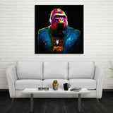 Miico,Painted,Paintings,Colorful,Gorilla,Decoration,Painting