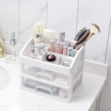 Clear,Makeup,Cosmetic,Organizer,Table,Drawer,Holder,Jewelry,Storage