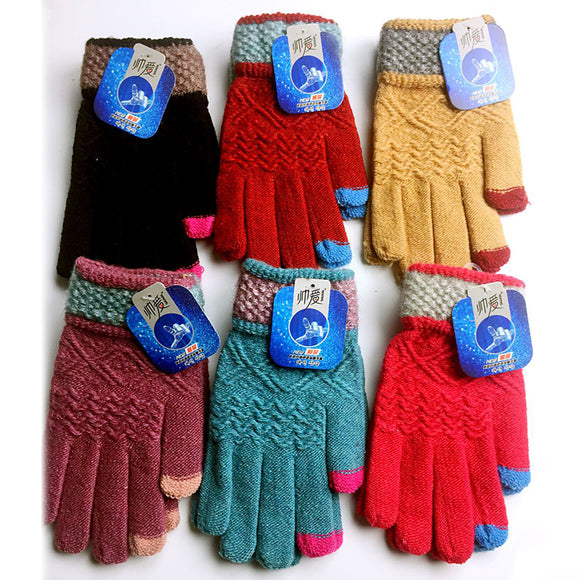 Women,Winter,Touch,Screen,Gloves,Knitted,Thicken,Outdoor,Sport,Hiking,Climbing,Mittens