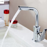 Flexible,Chrome,Brass,Swivel,Water,Spout,Kitchen,Single,Lever,Faucet,Mixer