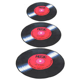 Retro,Round,Record,Coaster,Printing,Floor,Carpet