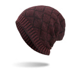 Double,Color,Knitted,Beanie