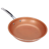 9inch,Aluminum,Stainless,Steel,Round,Stick,Copper,Frying,Cookware,Handle,Frying