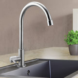 32x13.5cm,Stainless,Steel,Kitchen,Faucet,Single,Lever,Water,Silver,Faucet