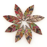 50PCS,Retro,Style,Leaves,Shaped,Wooden,Buttons,Washable,Sewing,Buttons,Decor,Handcraft,Supplies