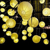 20pcs,White,Paper,Lanterns,Chinese,Japanese,Round,lampion,Wedding,Party,Decorations