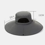 Summer,Protection,Centimeters,Visor,Adjustable,Bucket,Fishing,Mountaineering