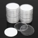 20Pcs,Clear,Round,Coins,Holder,Capsules,Stroage,Container,Display,Collection