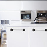 Industrial,Handle,Shelf,Bracket,Black,Steampunk,Flange