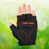 GREEN,Mountain,Motocross,Cycling,Glove,Bicycle,Sports,Antiskid,Print,Finger