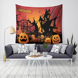 Loskii,Christmas,Tapestry,Pumpkin,Print,Hanging,Tapestry,Decor,Christmas,Decorations