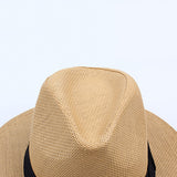 Women,Panama,Straw,Classic,Western,Beach,Bucket