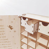 Wooden,Christmas,Calendar,Cabinet,Candy,Drawer,Lockable,Party,Decor,Chocolates,Candy,Stand