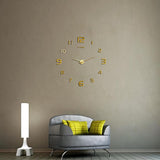 Large,Clock,Decorative,Luxurious,Silent,Modern,Decorations,Mirror,Surface