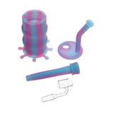 Multi,Color,Luminous,Silicone,Water,Glass,Glass,Smoke