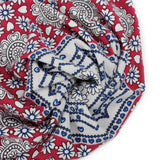 Womens,Ethnic,Slouchy,Beanie,Scarf,Outdoor,Floral,Double,Layers,Cotton,Turban