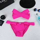 Women,Solid,Swimwear,Bikini,Beach,Nylon,Halter,Swimsuit,Bathing,Suits