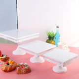 White,Square,Cupcake,Wedding,Decorations,Christmas,Display,Stands