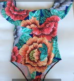 Women,Women,Lotus,Print,Swimsuits,Bodysuits,Ladies,Beach,Shoulder,Piece,Jumpsuits