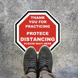 Epidemic,Prevention,Window,Background,Distance,Healthcare,Sticker,Floor,Decor