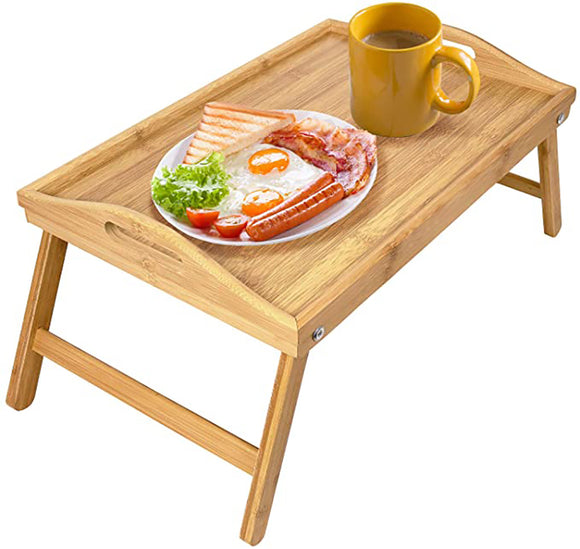 Bamboo,Foldable,Table,Breakfast,Table,Laptop,Laptop,Table,Serving,Office