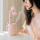 Rotating,Spray,Humidifier,Charging,Gears,White