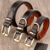 Genuine,Leather,Puppy,Collar,Buckle,Strap,Brown