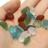 Mixed,Color,Undrilled,Beach,Glass,Beads,Jewelry,Pendant,Decor