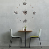 Honana,Creative,Acrylic,Mirror,Sticker,Quartz,Clocks,Watch,Large,Decor