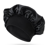 Womens,Black,Fleece,Elastic,Bathing,Headband,Shower,Sleeping,Beanie
