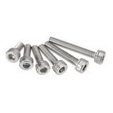 Suleve,M3SH5,50Pcs,Stainless,Steel,Socket,Screws,Bolts,Optional,Length