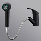 Spray,Kitchen,Basin,Mixer,Swivel,Spout,Monobloc,Faucet,Black