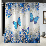 Butterflies,Therapy,Prints,Waterproof,Shower,Curtain,Bathroom,Carpets,Toilet,Cover,Floor,Bathroom,Decor