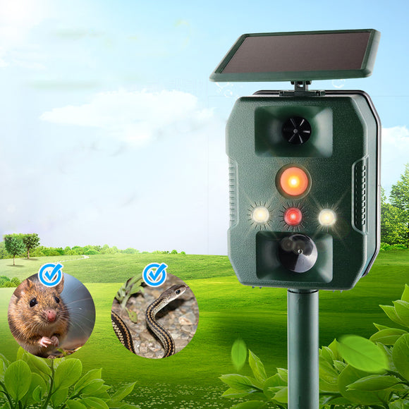 LyRay,Outdoor,Infrared,Induction,Animal,Repeller,Solar,Power,Ultrasonic,Vibration,Voice,Drive,Waterproof,Rabbit,Snake,Eagle,Insect